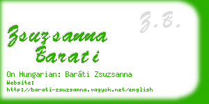 zsuzsanna barati business card
